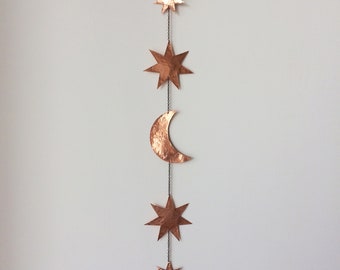 Stars Wall Decor Stars Wall Hanging Brass Stars Wall Art Etsy