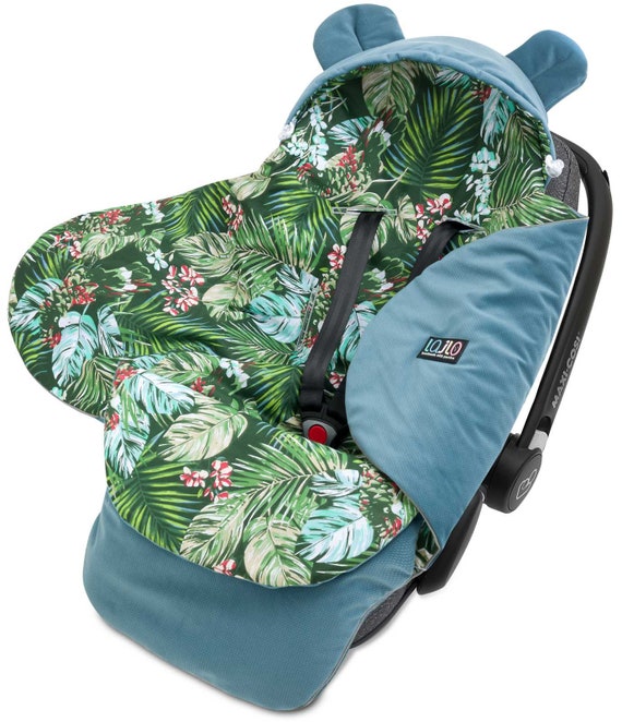 Car Seat Blanket Velvet Wrap Car Seat Green Velvet Baby Etsy