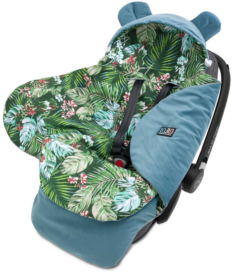 Car Seat Blanket Velvet Wrap Car Seat Green Velvet Baby Etsy