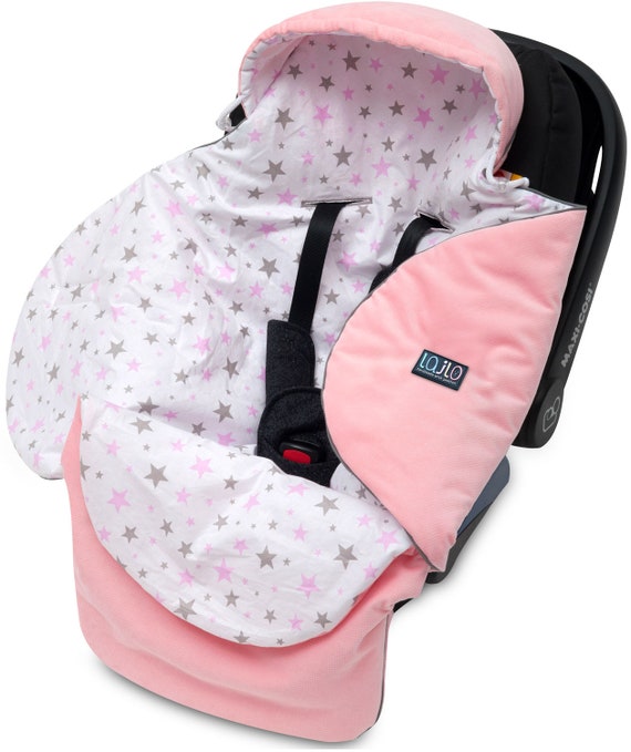 Car Seat Blanket Velvet Wrap Car Seat Pink Velvet Baby Etsy