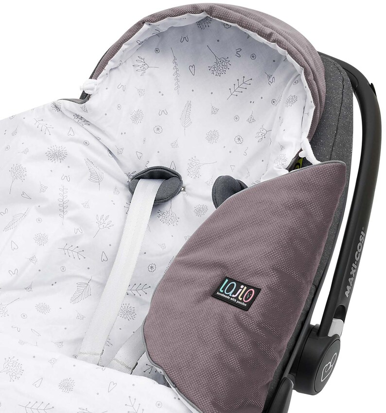 Car Seat Blanket Velvet Wrap Car Seat Choco Velvet Baby Etsy