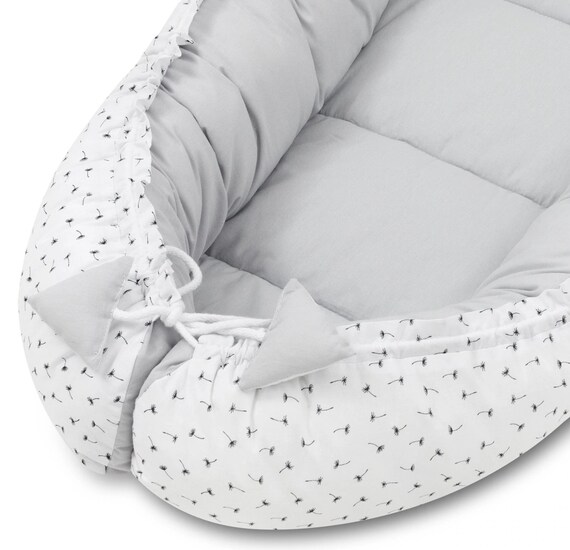 BABY NESTCHEN SEE+BLAU Babynestchen Kuschelnest Babynest Schlafnest Kokon Nest 