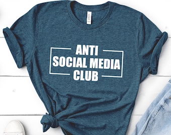 Anti Social Media Club T-Shirt – Unisex Protest Tee