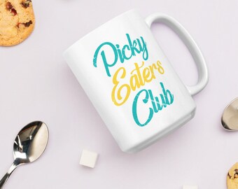 Picky Eaters Club Taza - Taza de Keto - Taza De Foodie - Taza de dieta - Regalo de pérdida de peso - Taza pickytarian - Taza de comer picky - Taza de regalo de chef