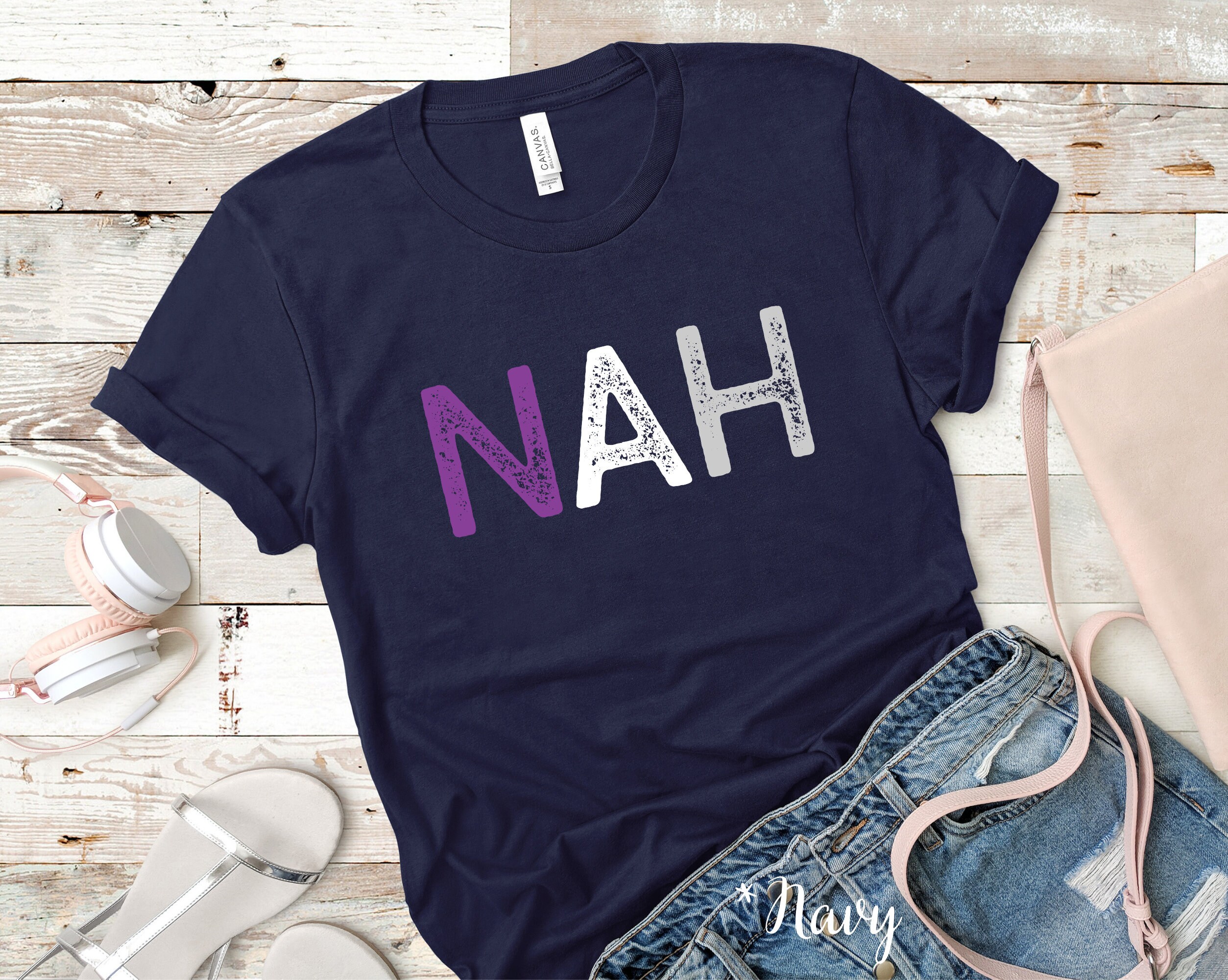Asexual Pride Nah Shirt - Ace Flag Shirt - Nonsexual Gender LGBTQ Equality March T-Shirt - LGBTQIA Support Asexual Rights Gift