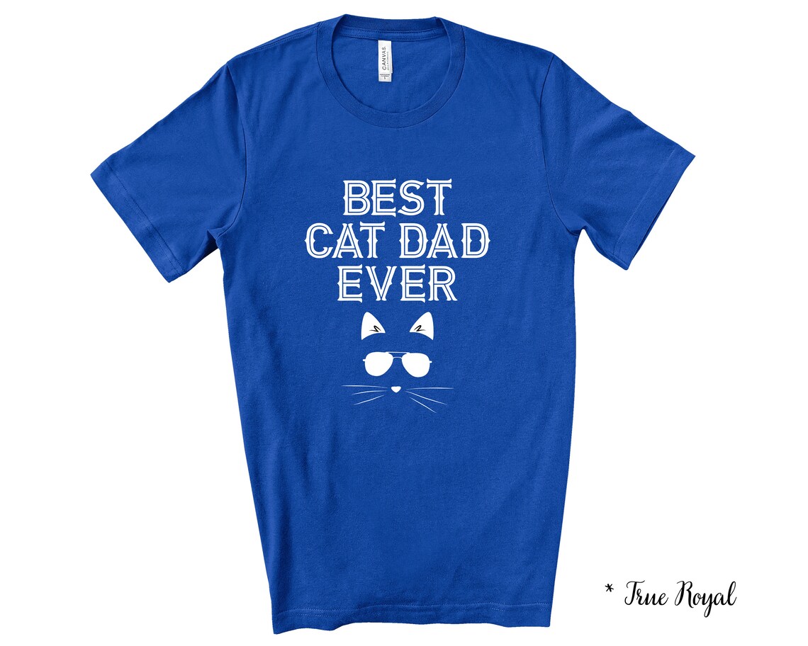 Cat Dad Shirt Best Cat Dad Ever Tshirt Vintage Etsy