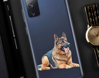 Custom Dog Portrait Phone Case, Personalized Pet iPhone Galaxy Case