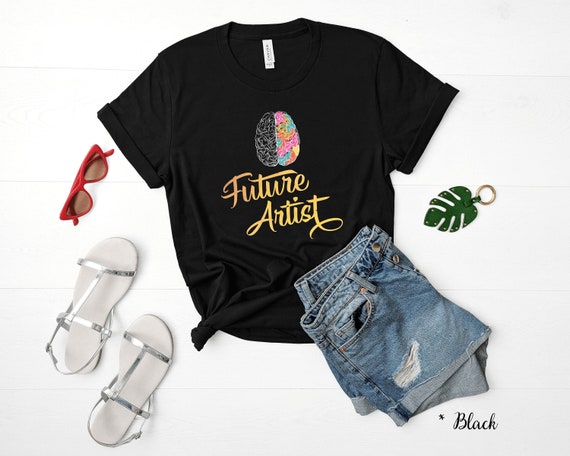 Future Artist Shirt Artist Gift Artistic Brain Shirt | Etsy