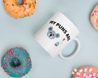 Koala Tea Pun Mug - Funny Language Joke Gift