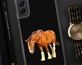 Custodia per telefono personalizzata con ritratto di animale domestico, custodia trasparente personalizzata con cavallo, cane e gatto