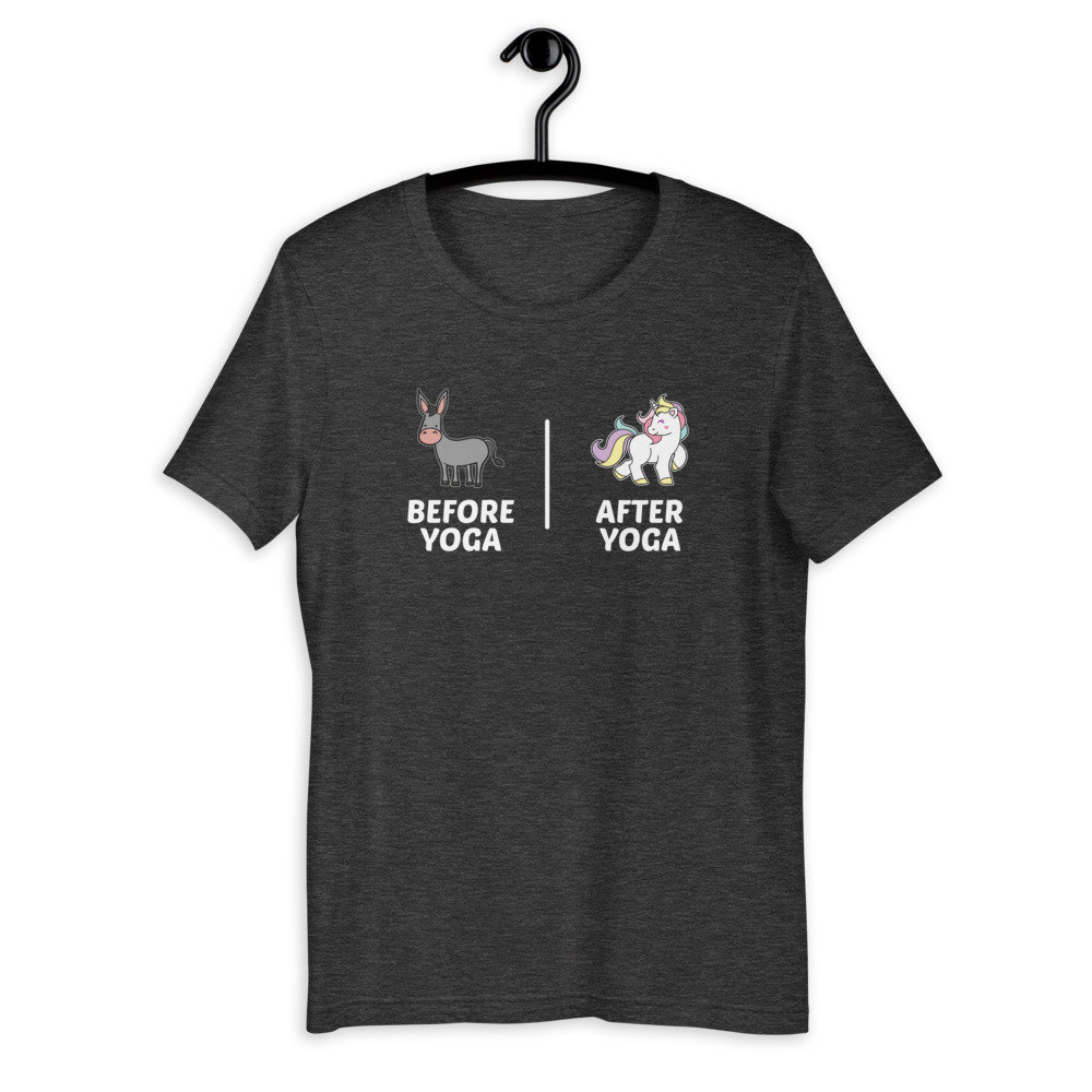 Funny Donkey Unicorn Yoga Shirt Before Yoga After Yoga Gifts - Etsy