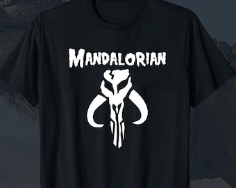 El cartel de mitos mandatarios _For camiseta de fans de Star Wars _Unisex mando merch envío gratuito