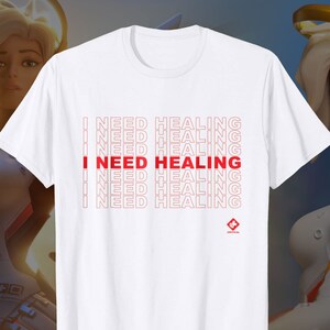 Mercy Overwatch T-shirt Gift for Gamer Tee, Unisex Gamers Merch I Need ...