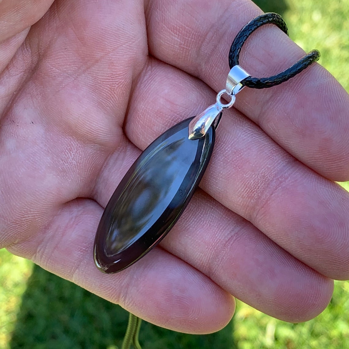 rainbow obsidian necklace rainbow obsidian necklace