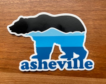 ASHEVILLE Bear Sticker