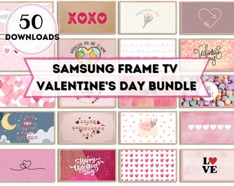 Samsung Frame TV (50 downloads) Valentine's Day Bundle