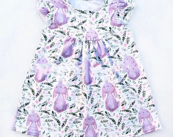 baby girl lavender easter dress