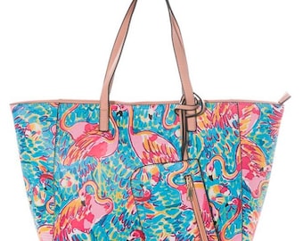 lilly inspired diaper bag