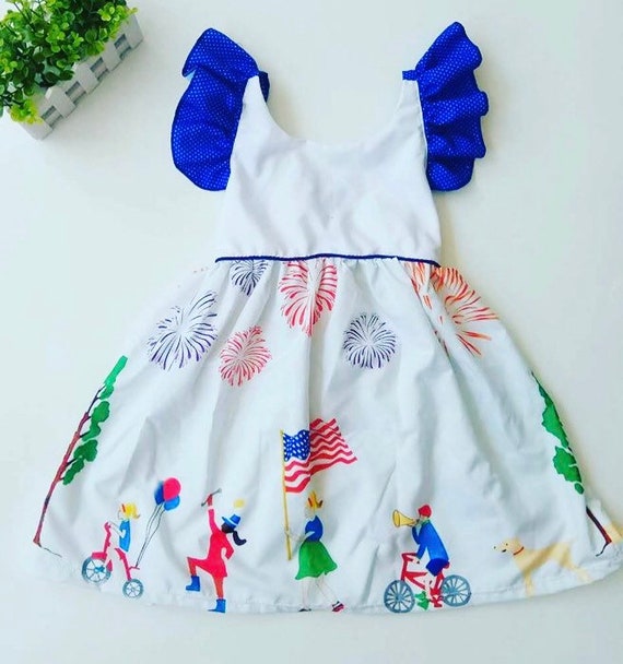 independence day girl dress