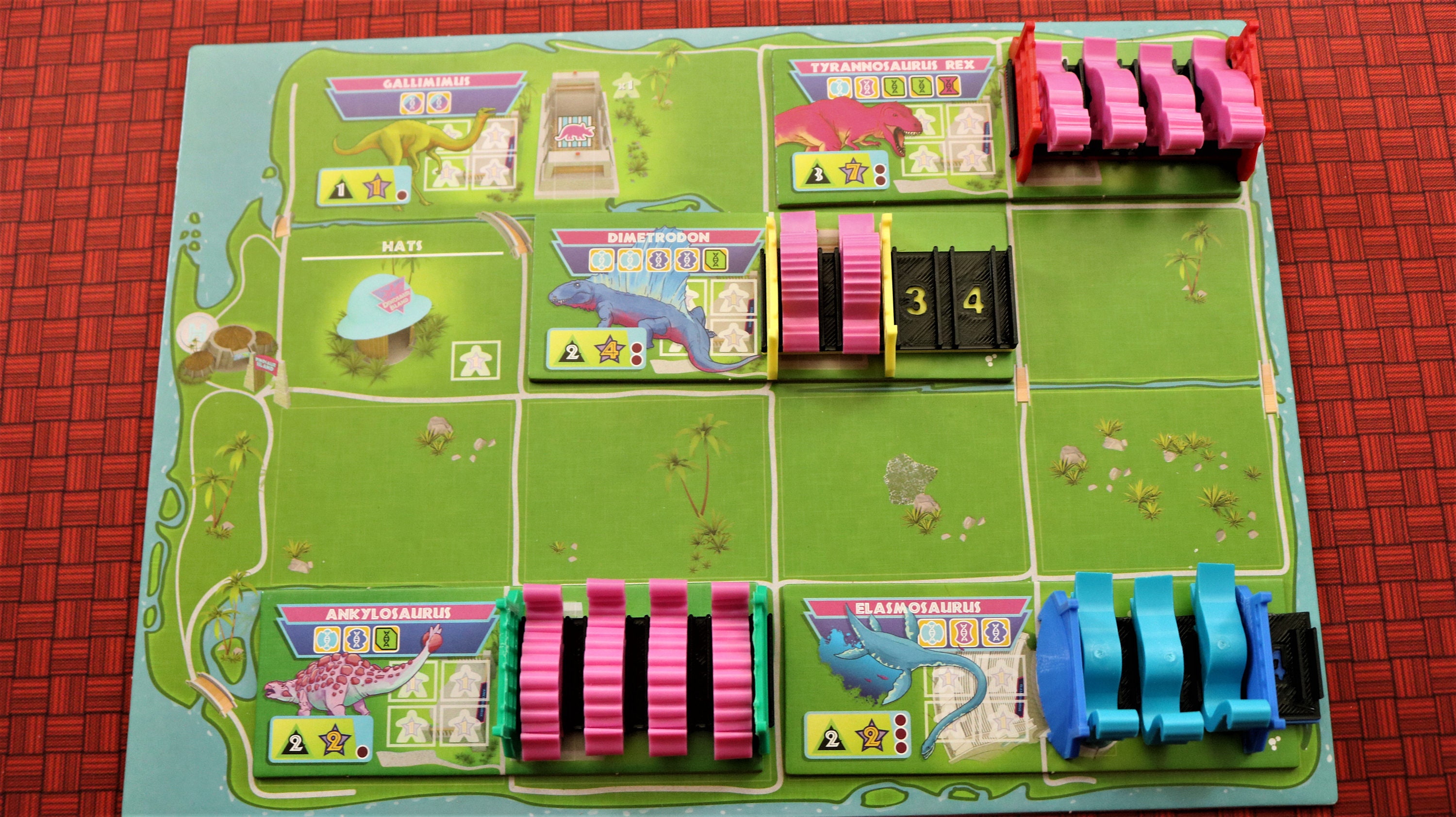 dinosaur island board game