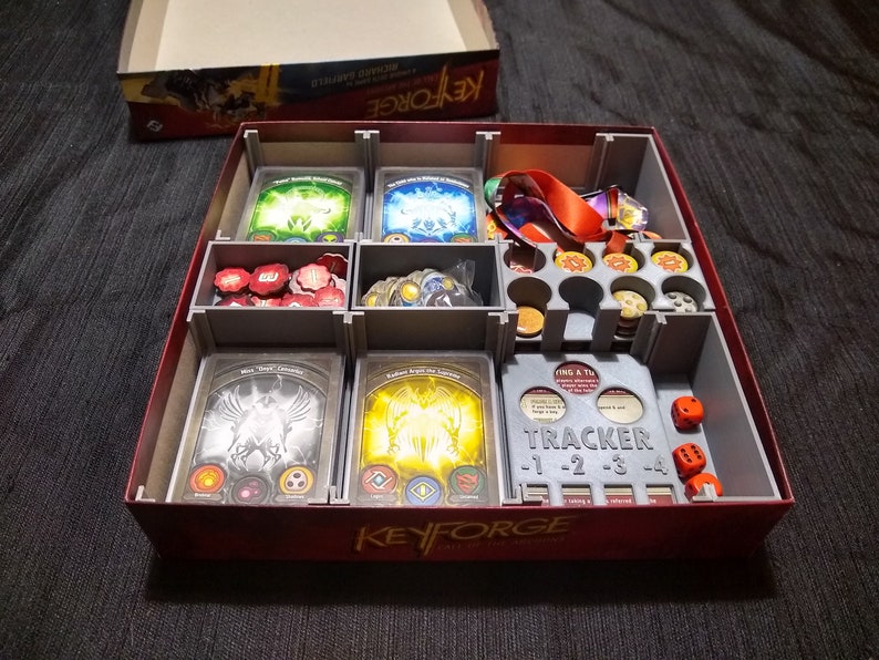 Keyforge Core Box Insert / keyforge deck box keyforge juegos | Etsy