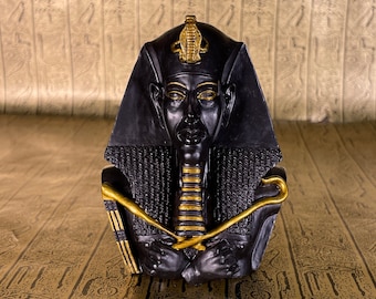 Vintage Echnaton Büste Statue - Altägyptisch