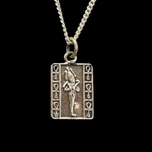 Osiris Pendant - Sterling Silver - Made in Egypt - Vintage Ancient Egyptian Style - 925 Silver Pendant