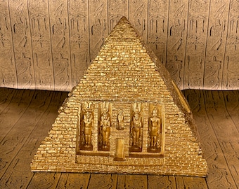 Egyptian Statues Egyptian Décor Trinket Box Egyptian Goddess Isis Pyramid Jewelry Box Egyptian Statues Egyptian Décor Trinket Box Egyptian Goddess Isis Pyramid Jewelry Box
