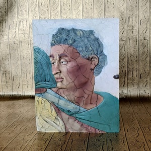 Vintage Sistine Chapel Wall Plaque - Michelangelo - Italian Renaissance Art