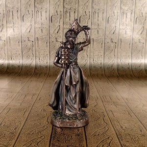 Vintage Obatala Mini Statue - Small Orisha Ọbatala, Oshala - Sky Father and the Creator of Human Bodies