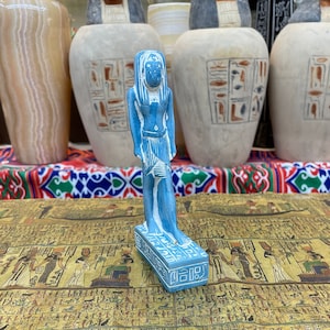 Khepri Statue - Handmade Statue from Egypt - Ancient Egyptian Scarab God Rising Sun / Creation & Renewal of Life
