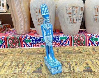 Estatua de Amón - Estatua hecha a mano de Egipto - Antiguo dios egipcio Amón Ra