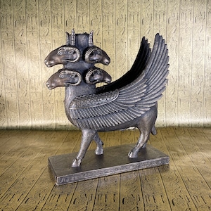 Vintage Banebdjedet Candle Holder - Lord of Mendes - Egyptian Ram God