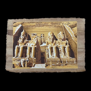 Abu Simbel - Limited Edition Papyrus - 100x70cm
