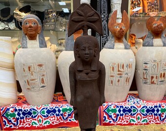 Seshat Statue - Egyptian Goddess of Wisdom & Knowledge Sesat - Made in Egypt