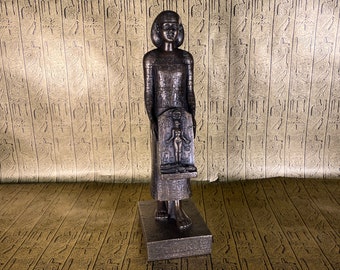 Vintage Heilung Statue - Alte Ägyptische Heilung Altar Statue