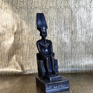 Statue d&#39;Amon - Fabriquée en Egypte - Statue en pierre faite main
