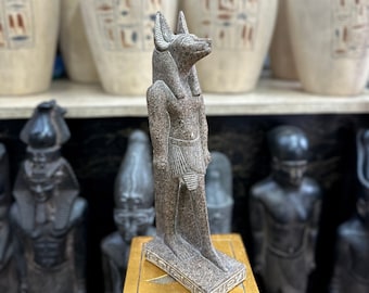 Anubis Statue - Handmade in Egypt - Ancient Egyptian God Anpu