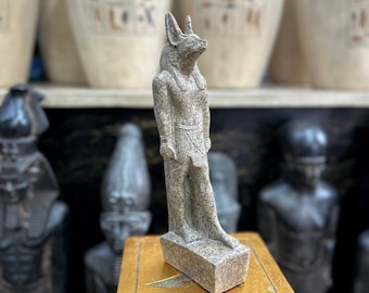 Anubis Statue - Handmade in Egypt - Ancient Egyptian God Anpu
