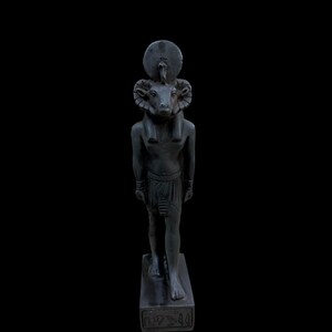 Khnum Statue - Ancient Egyptian Ram God of Creation  / God of the Source of the Nile - Made in Egypt