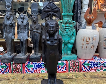Seshat Statue - Egyptian Goddess of Wisdom & Knowledge Sesat - Made in Egypt
