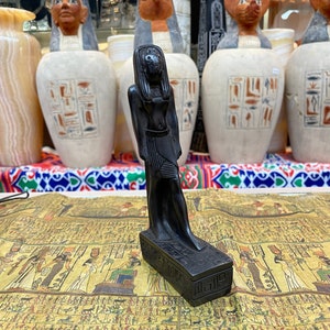 Khepri Statue - Handmade Statue from Egypt - Ancient Egyptian Scarab God Rising Sun / Creation & Renewal of Life