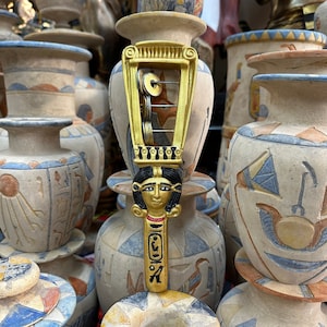 Sistrum of Hathor - Ancient Egyptian Sacred Instrument - Egyptian Priestess Rituals
