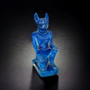 Bastet Statue - Ancient Egyptian Cat Goddess Bast - Vintage Statue Made in Egypt