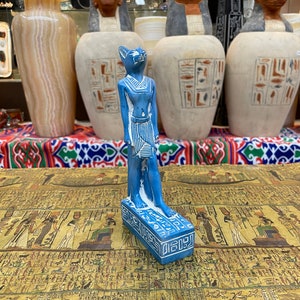 Bastet Statue - Handmade Statue from Egypt - Ancient Egyptian Cat Goddess Bast