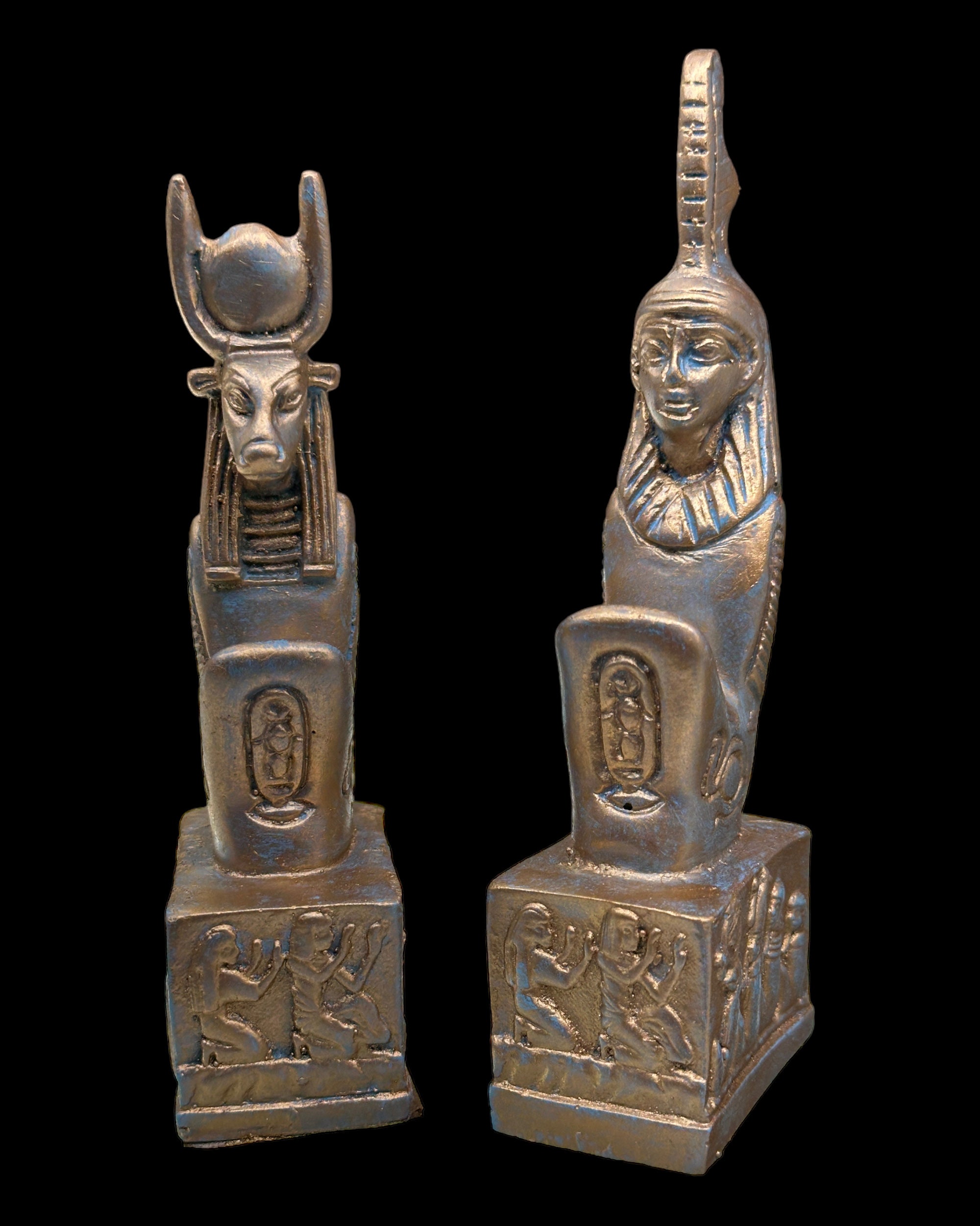Ancient Egyptian Pantheon - Gods & Goddesses Statues Set of 12 - Made ...