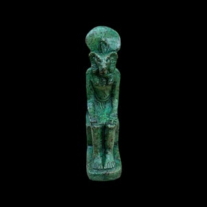 Khnum Statue - Ancient Egyptian Ram God of Creation  / God of the Source of the Nile - Handmade in Egypt