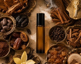 Egipski olejek perfumowany wanilia i tytoń – Premium Pure – Wyprodukowano w Egipcie – Wyrafinowane, dymne, luksusowe perfumy