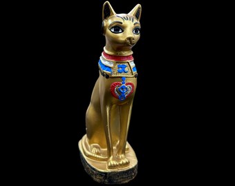 バステト像 - 古代エジプトの猫の女神バステト - 複数の色 - エジプト