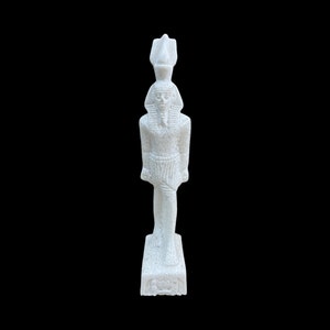 Ramses II Statue - Hand-carved Egyptian Alabaster Statue - Pharaoh Ramses the Great - Made in Egypt
